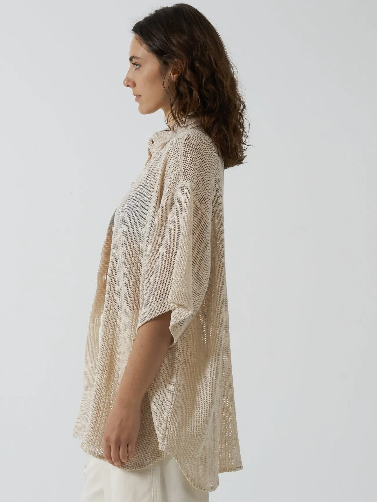 Lattice Shirt - Unbleached sold by Thrills product image thumbnail 4