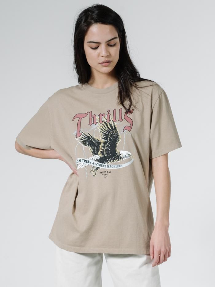 Storm The Castle Merch Fit Tee - Vintage Khaki sold by Thrills