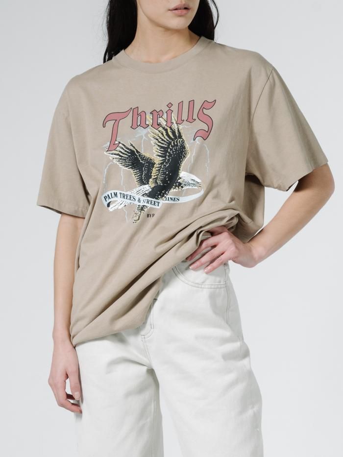 Storm The Castle Merch Fit Tee - Vintage Khaki sold by Thrills product image thumbnail 2
