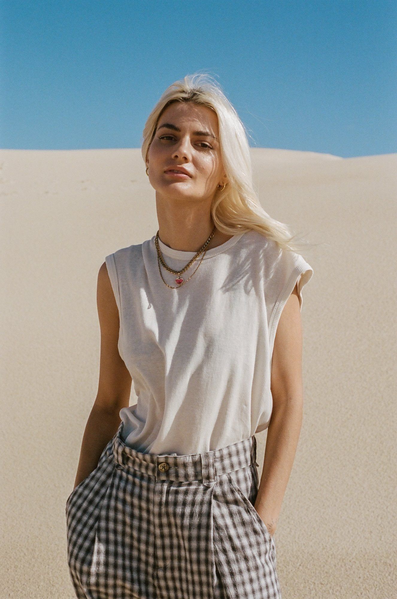 Hemp Paper Rib Tank - Tofu sold by Thrills product image thumbnail 10