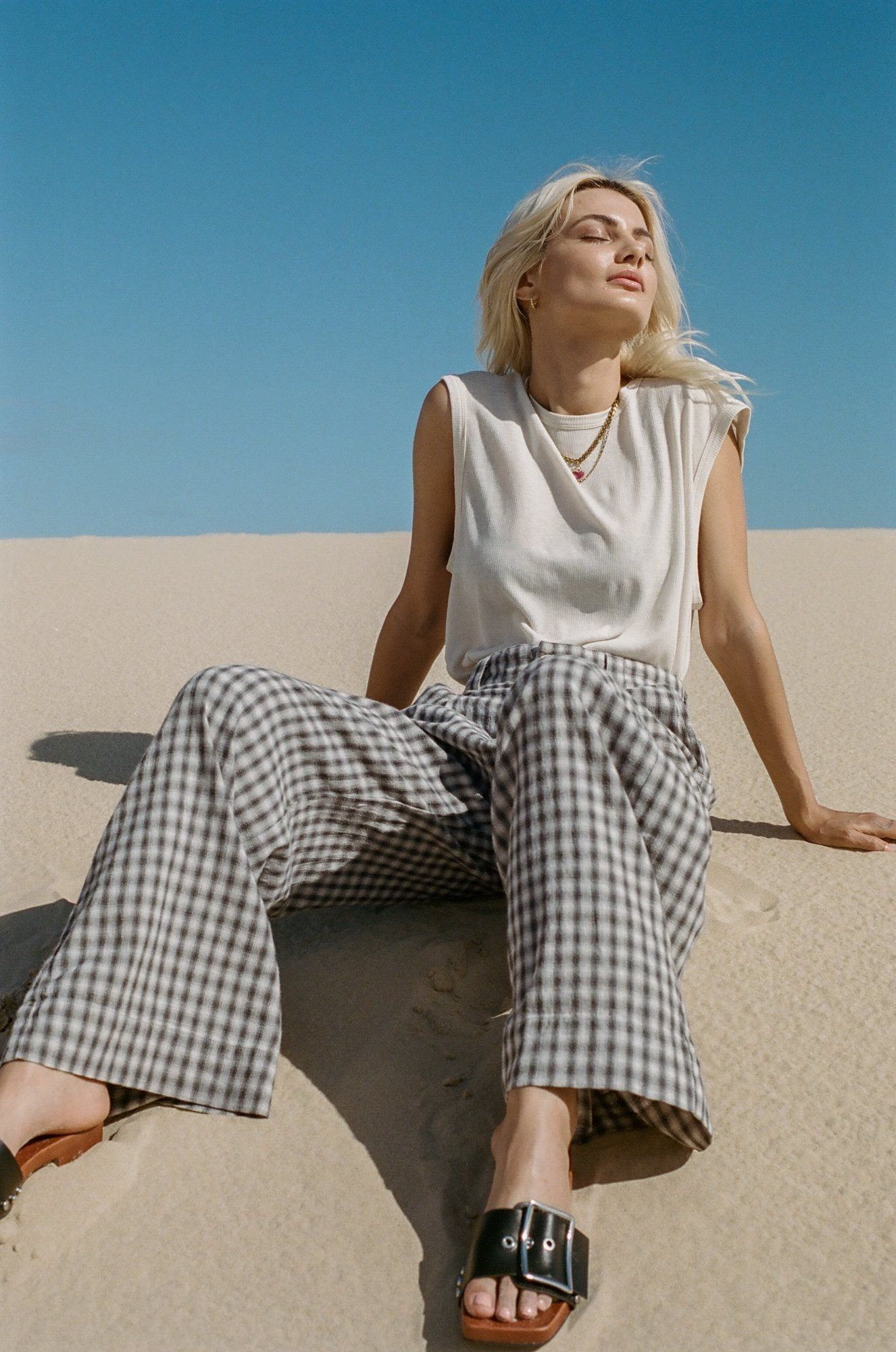 Hemp Paper Rib Tank - Tofu sold by Thrills product image thumbnail 9