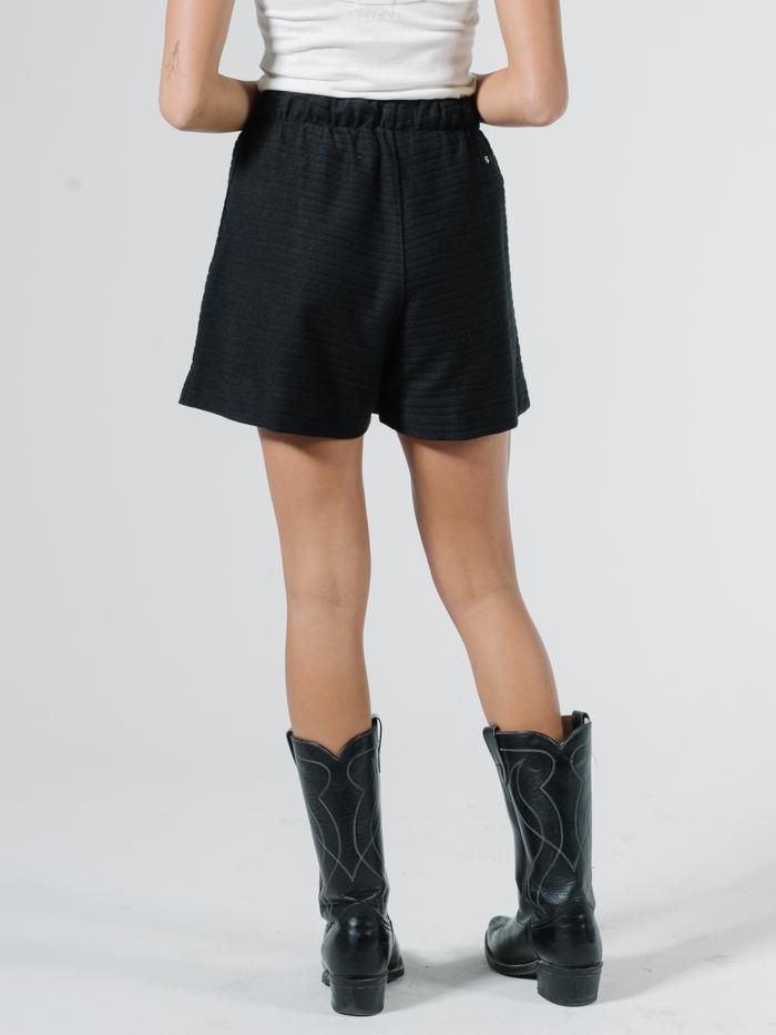 Terry Field Short - Black sold by Thrills product image thumbnail 3