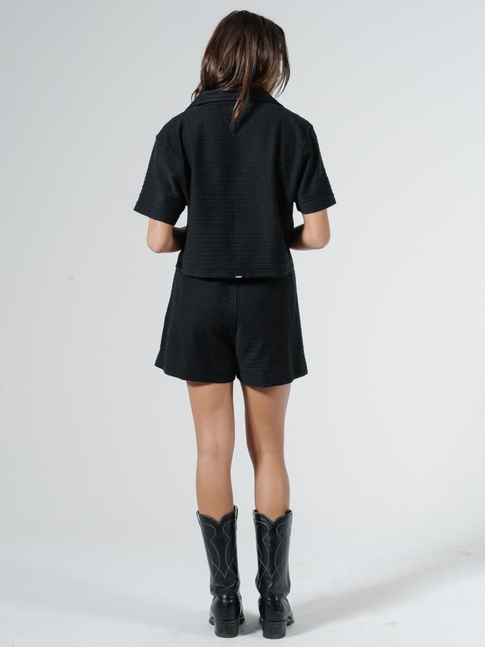 Terry Field Short - Black sold by Thrills product image thumbnail 5