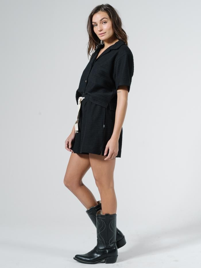 Terry Field Short - Black sold by Thrills product image thumbnail 6