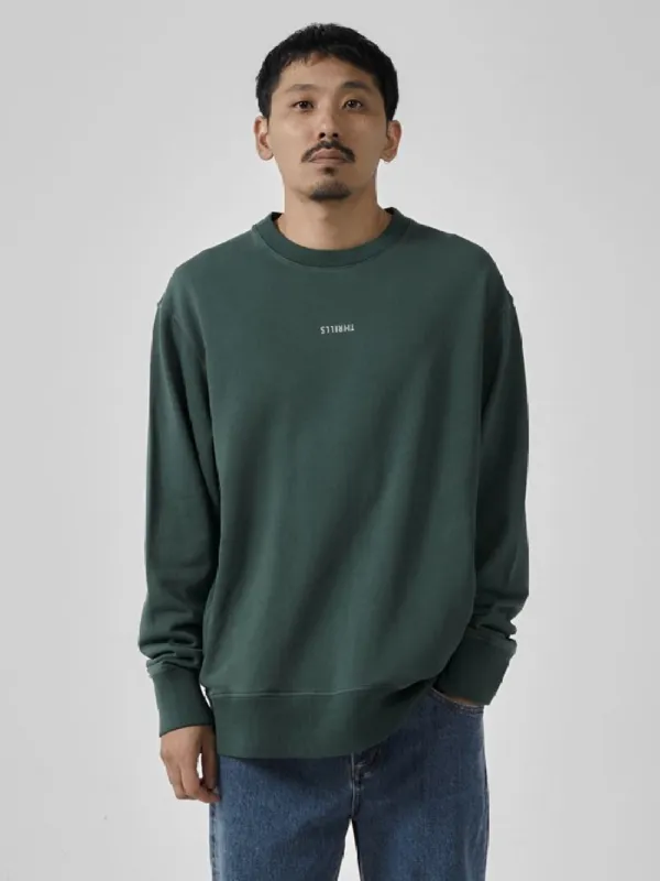 Minimal Thrills Oversize Crew  - Mallard Green sold by Thrills