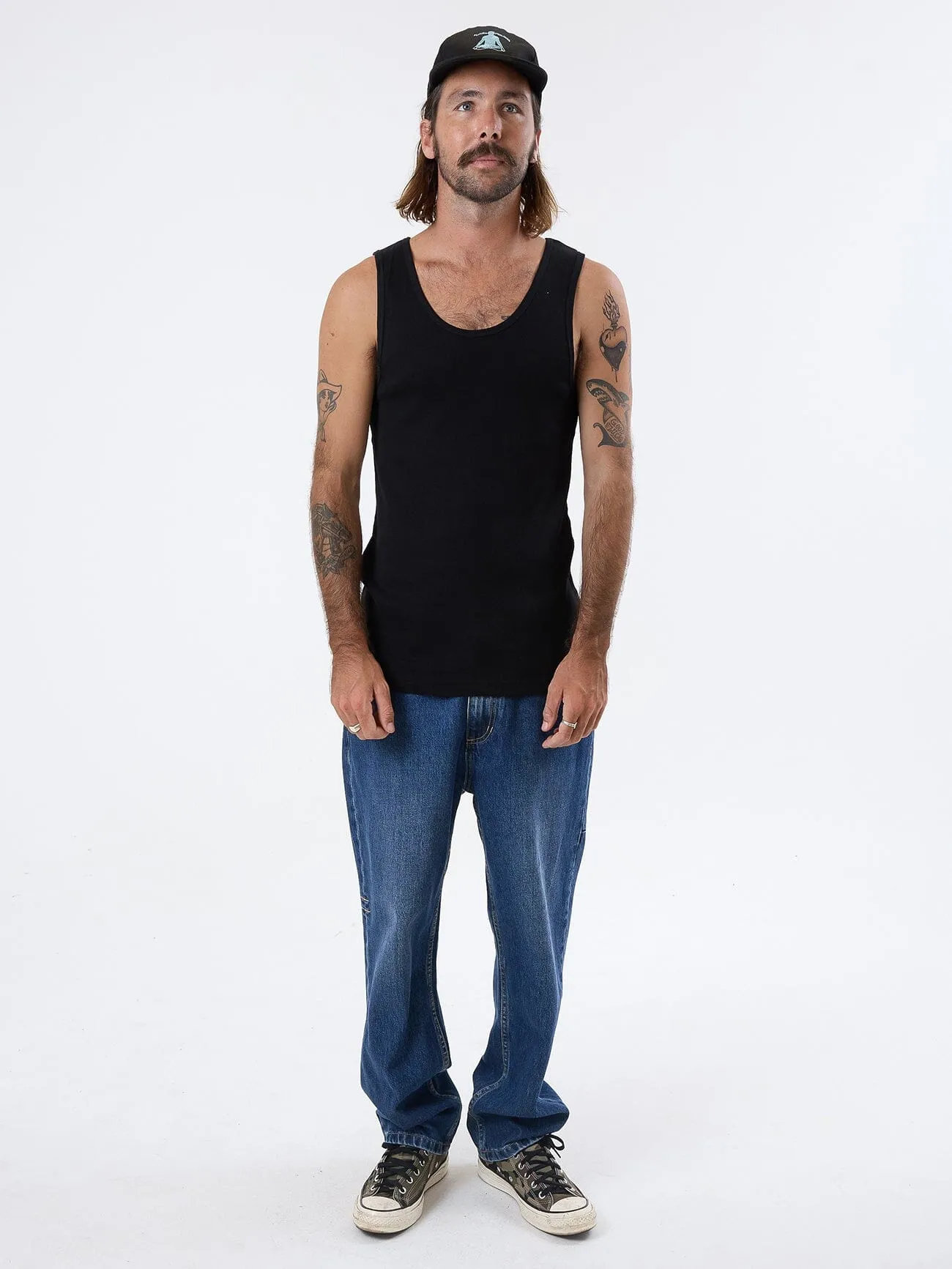 Endless Rib Tank - Black sold by Thrills product image thumbnail 5