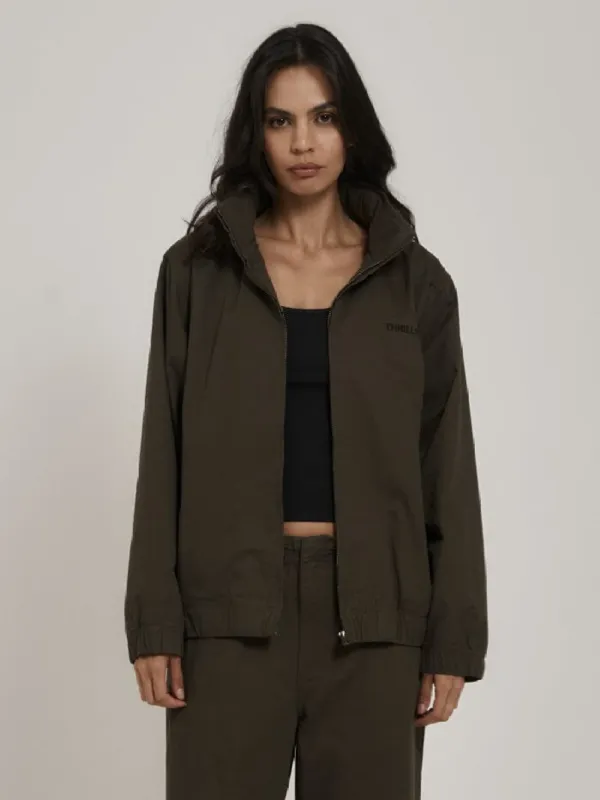 Thrills Brigade Jacket - Tarmac sold by Thrills