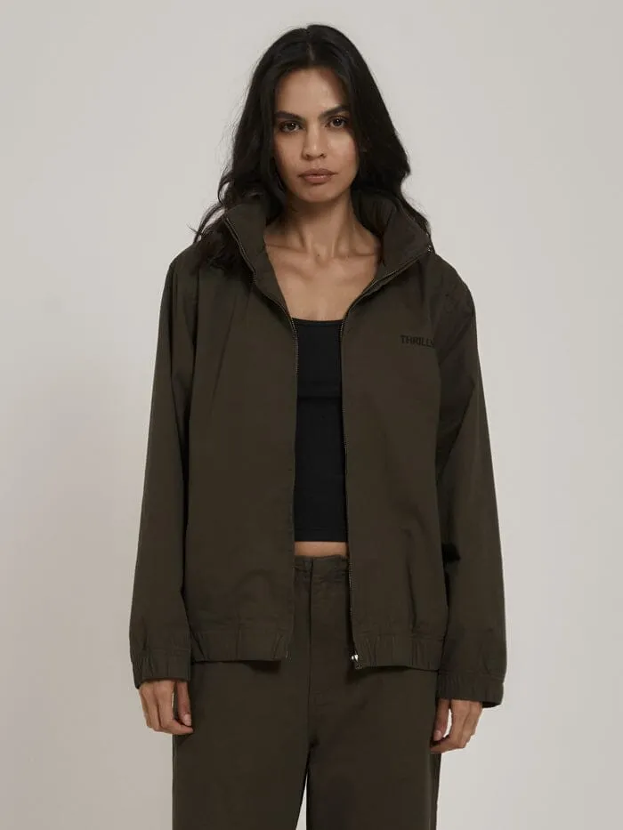 Thrills Brigade Jacket - Tarmac sold by Thrills
