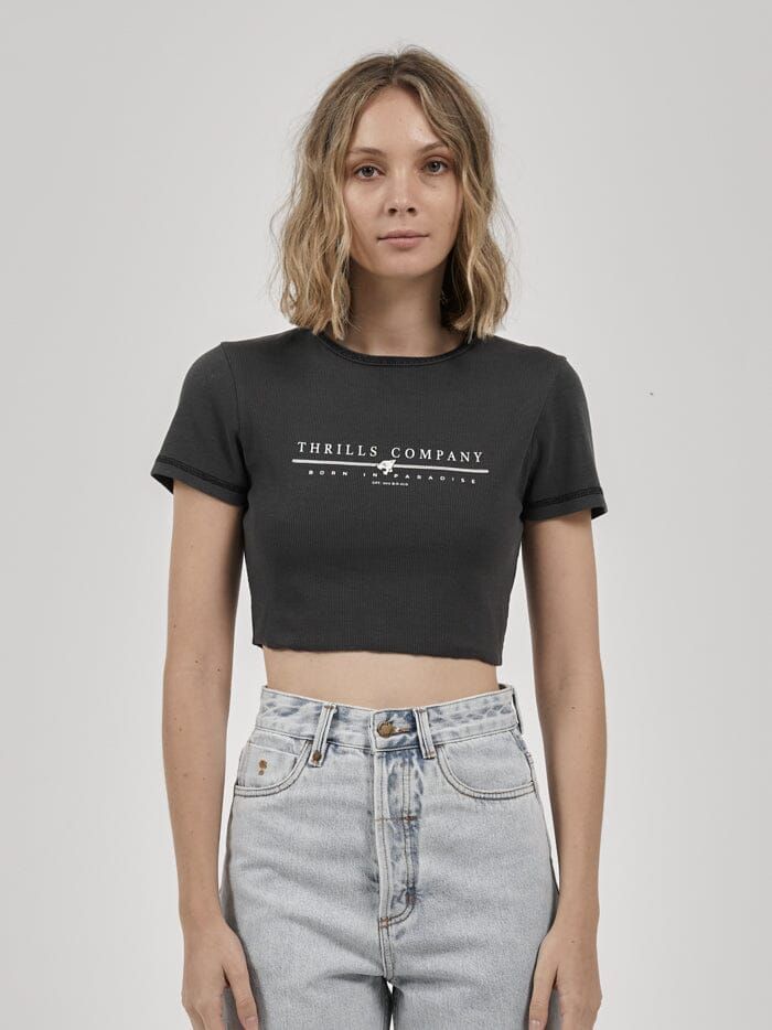 One For All Crop Baby Tee - Merch Black sold by Thrills