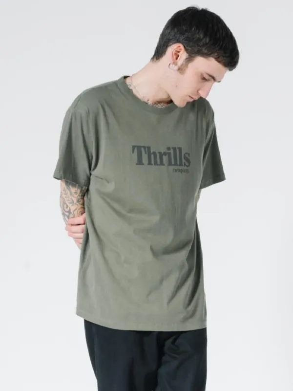 OPS Box Fit Tee - Military sold by Thrills