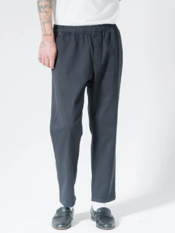 Minimal Thrills Work Chopped Elastic Surf Pant - Heritage Black sold by Thrills