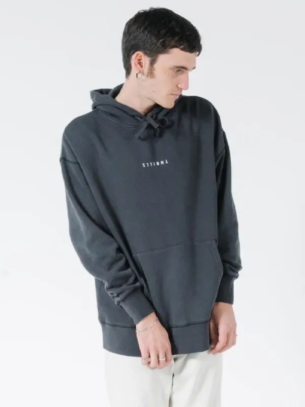 Minimal Thrills Slouch Pull On Hood - Heritage Black sold by Thrills