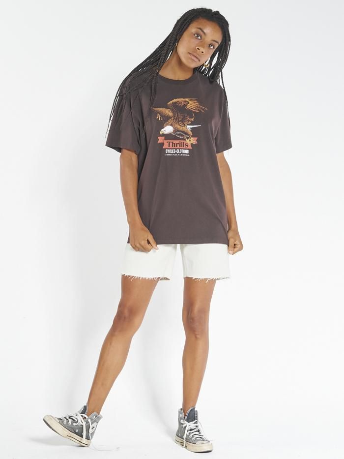 Eighty Three Merch Fit Tee - Postal Brown sold by Thrills product image thumbnail 4