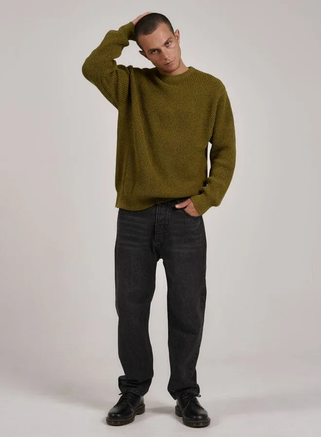 Reaction Crew Knit - Antique Moss sold by Thrills product image thumbnail 5