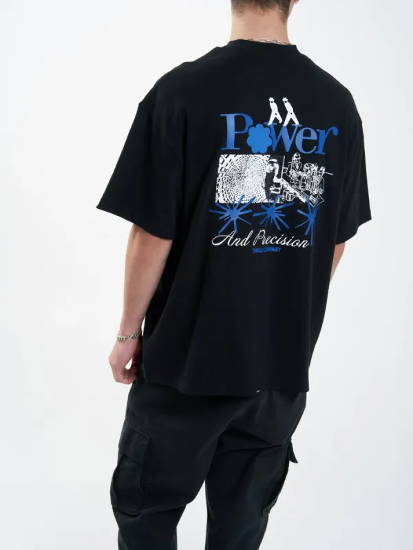 All Power Oversized Fit Tee - Black sold by Thrills