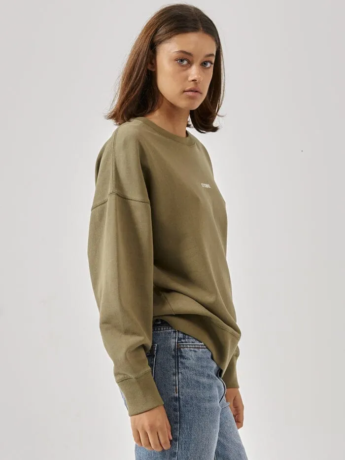 Minimal Thrills Slouch Crew - Aloe sold by Thrills product image thumbnail 4