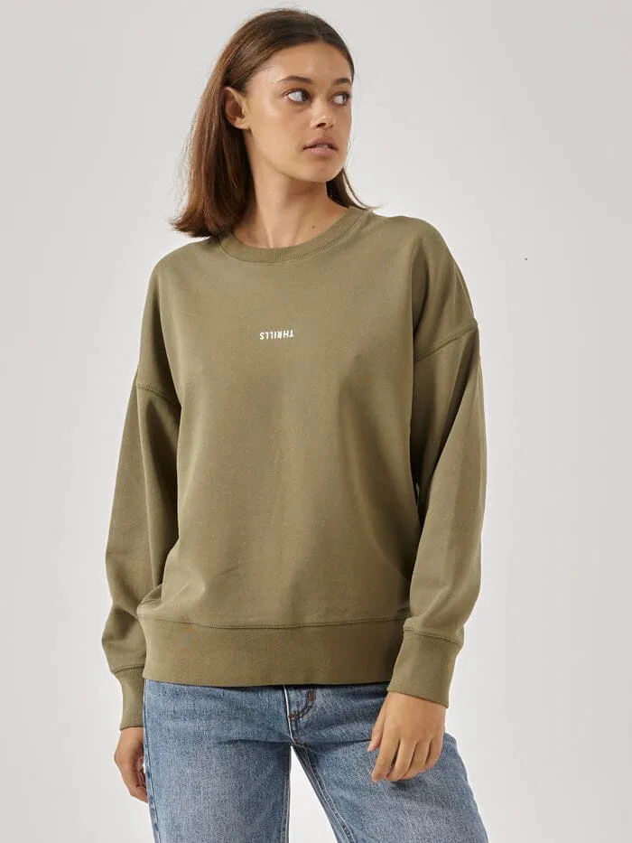 Minimal Thrills Slouch Crew - Aloe sold by Thrills