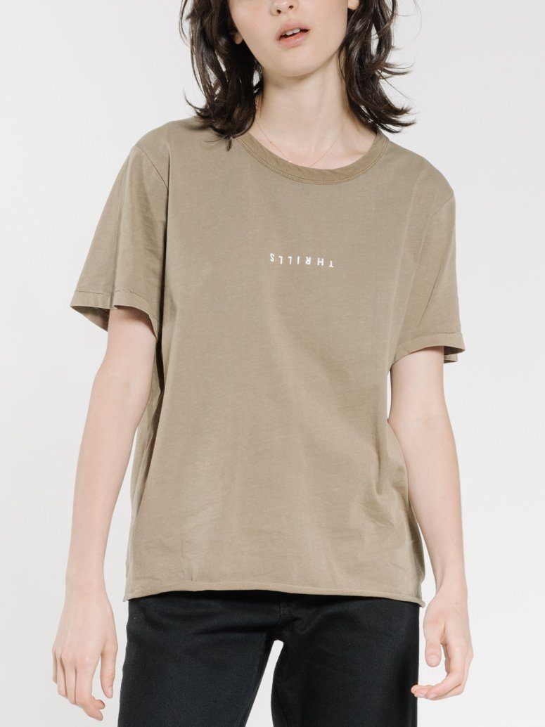 Minimal Thrills Relaxed Tee - Moss sold by Thrills