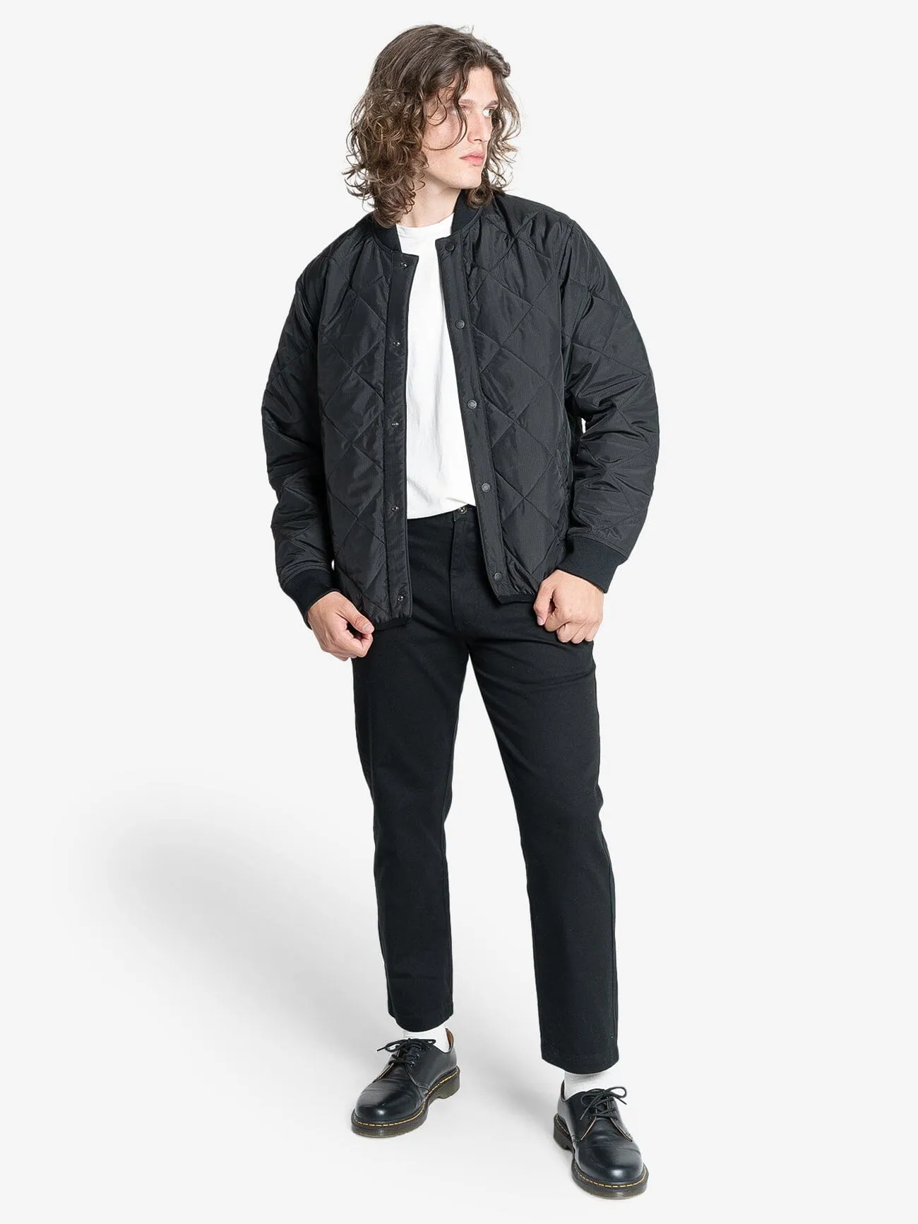 Minimal Thrills Quilt Work Jacket - Black sold by Thrills product image thumbnail 5