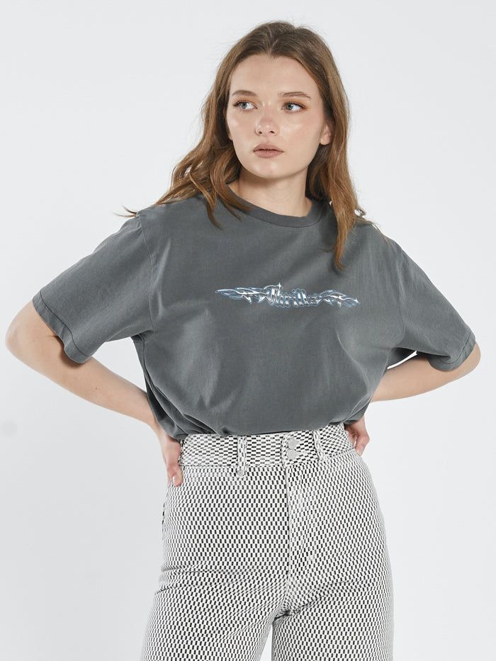 Turbulent Merch Fit Tee - Merch Black sold by Thrills product image thumbnail 2