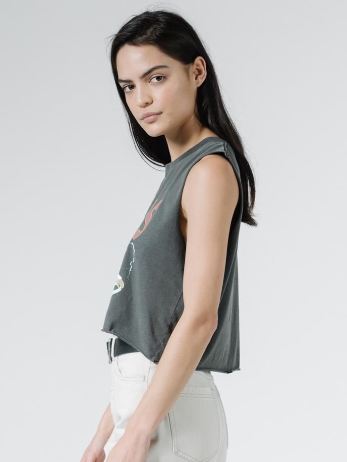 Storm The Castle Crop Muscle - Merch Black sold by Thrills product image thumbnail 3