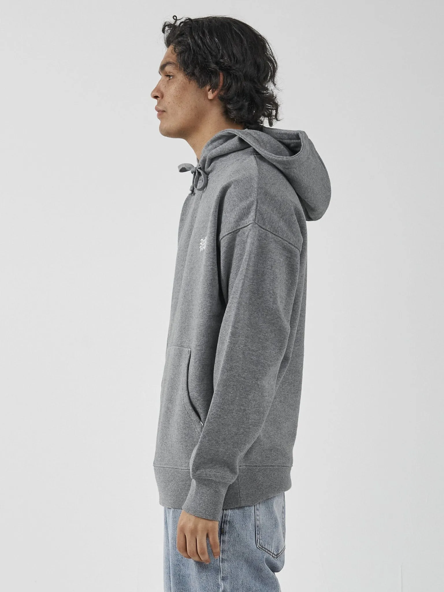 Forever Thrills Slouch Pull On Hood - Dark Charcoal Marle sold by Thrills product image thumbnail 3