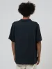 Hemp Minimal Thrills Bowling Shirt - Black sold by Thrills