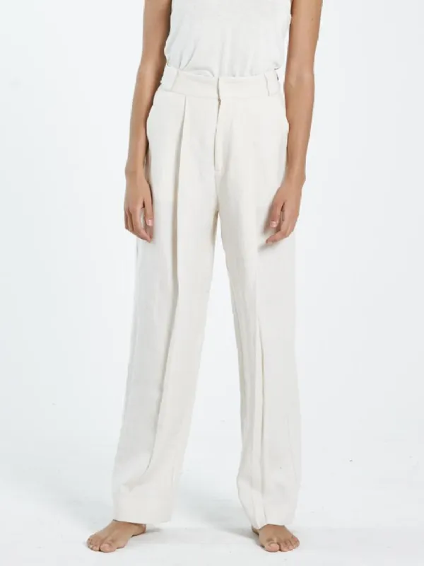 Zoe Pant - Ivory sold by Thrills