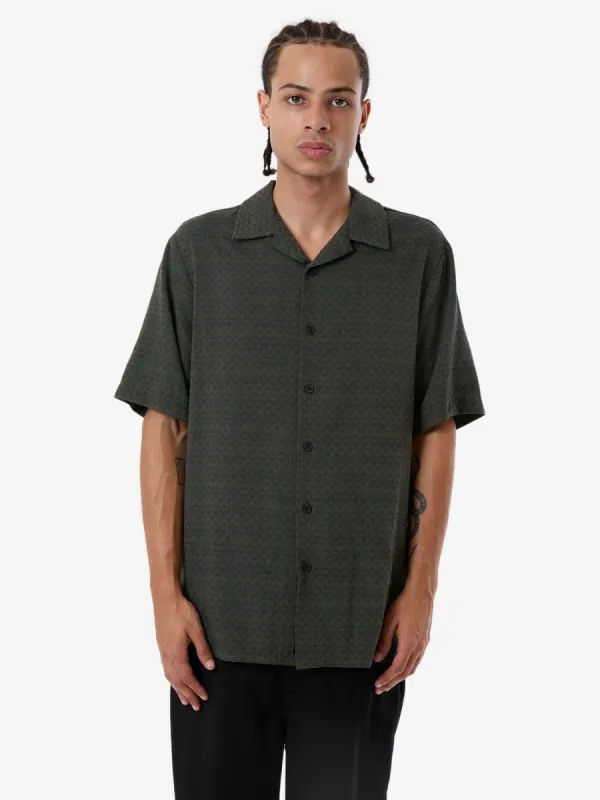 Airborne Bowling Shirt - Grape Leaf sold by Thrills