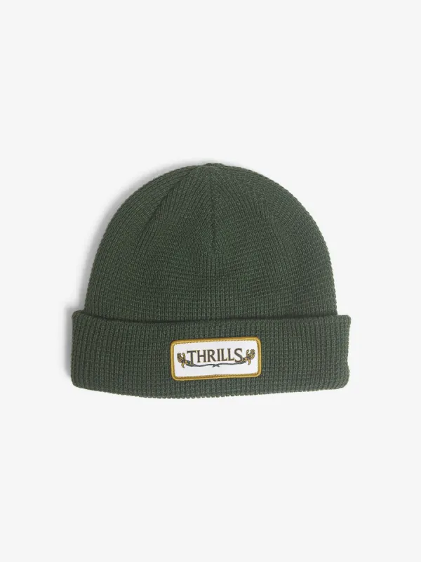 Flowershop Waffle Beanie - Deep Forest sold by Thrills