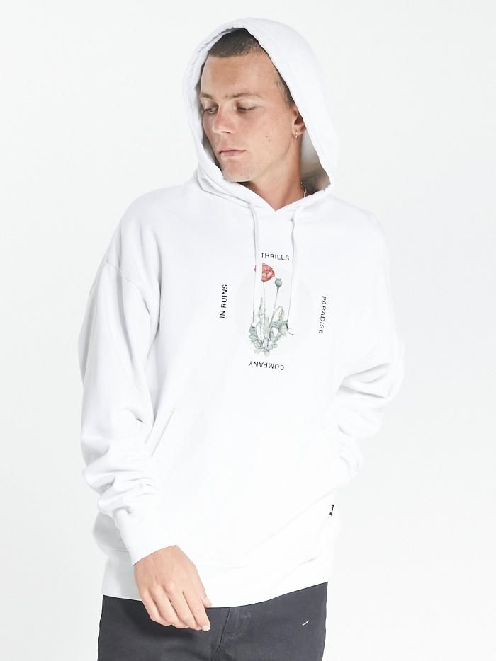 Modern Lover Slouch Pull On Hood - White sold by Thrills product image thumbnail 4