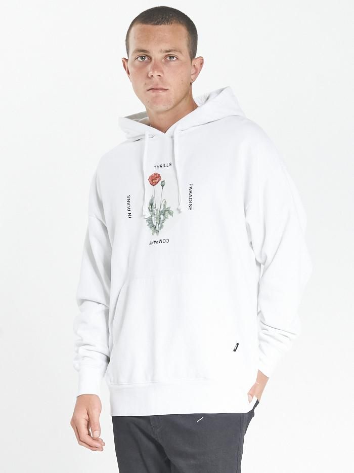 Modern Lover Slouch Pull On Hood - White sold by Thrills product image thumbnail 5
