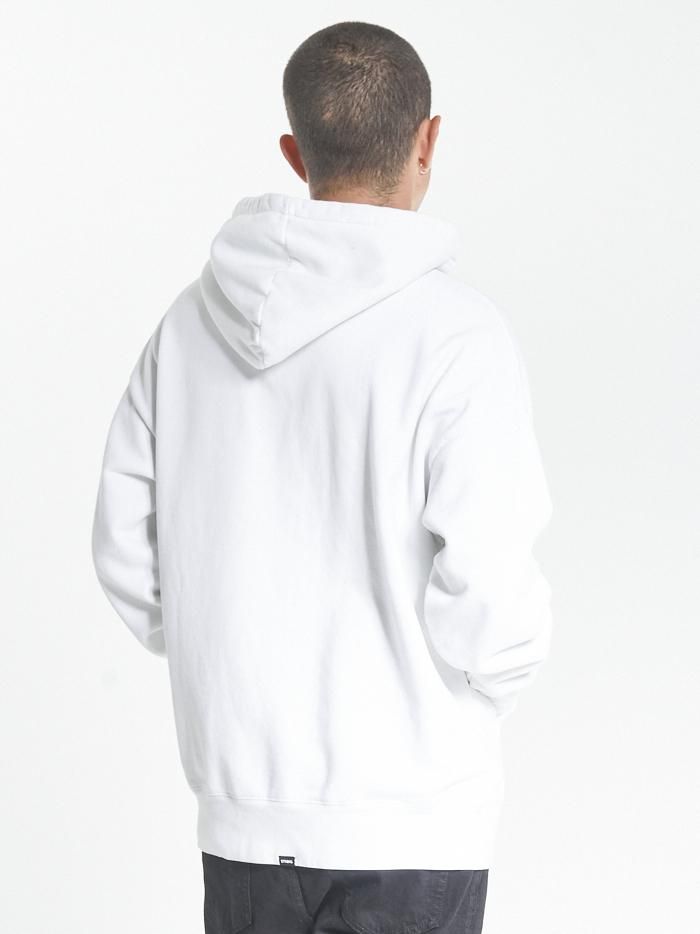 Modern Lover Slouch Pull On Hood - White sold by Thrills product image thumbnail 3