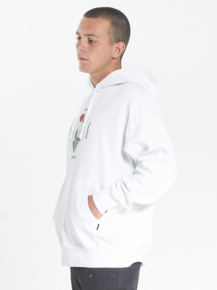 Modern Lover Slouch Pull On Hood - White sold by Thrills product image thumbnail 2