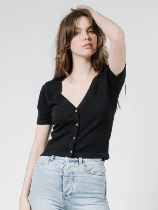 Illuka Knit Top - Black sold by Thrills