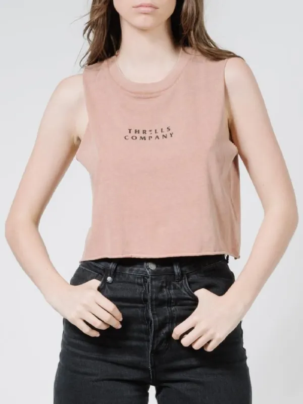 Palmed Thrills Company Crop Muscle - Cork sold by Thrills