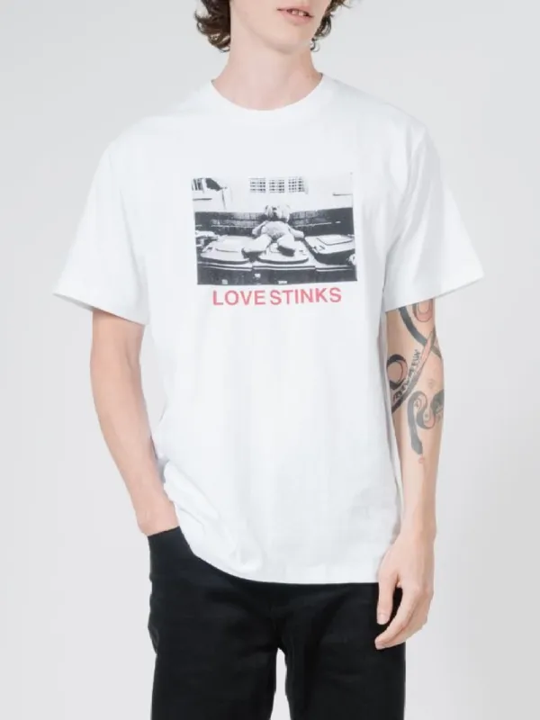 Love Stinks Merch Fit Tee - White sold by Thrills