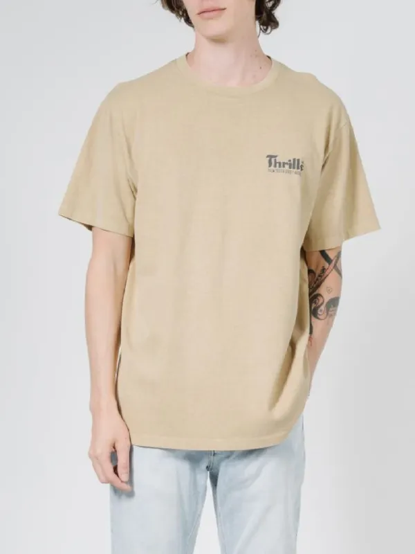 Wellness Merch Fit Tee - Faded Gold sold by Thrills