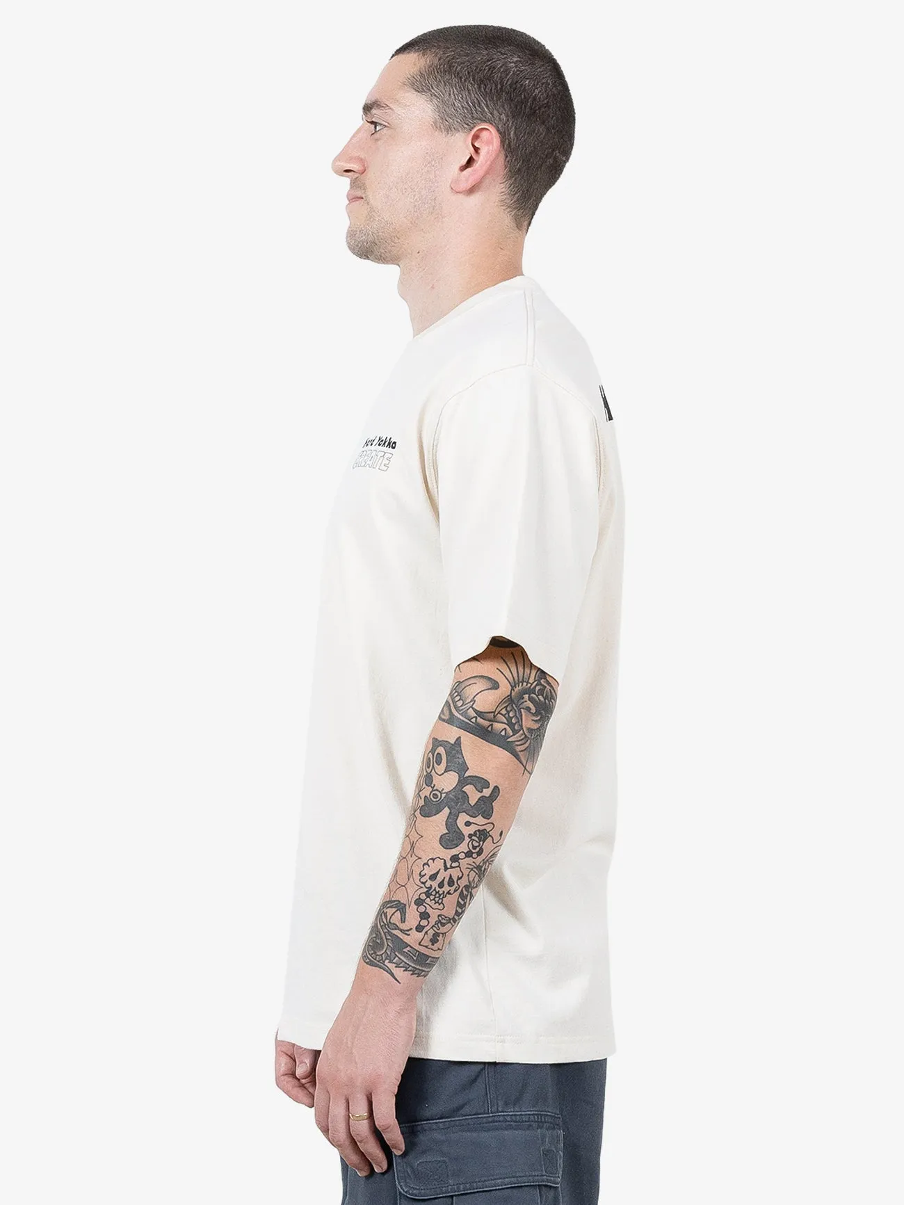 HYC Tough Going Oversize Fit Tee - Unbleached sold by Thrills product image thumbnail 3