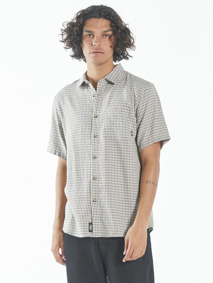 Ever Short Sleeve Shirt - Lead Grey sold by Thrills