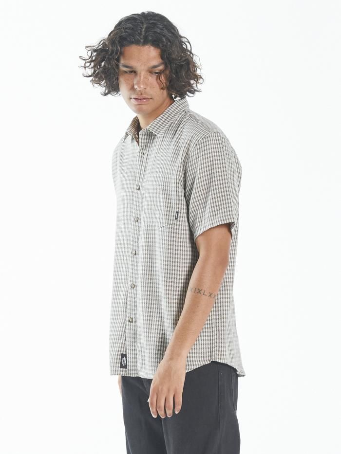 Ever Short Sleeve Shirt - Lead Grey sold by Thrills product image thumbnail 4