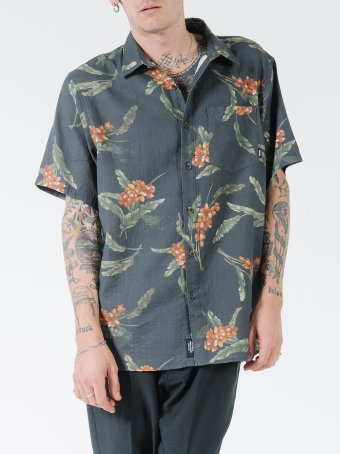 Scorpion Island Short Sleeve Shirt - Black sold by Thrills product image thumbnail 3