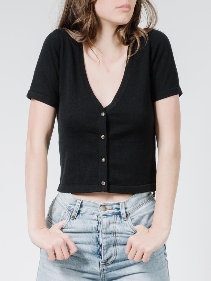 Illuka Knit Top - Black sold by Thrills product image thumbnail 3