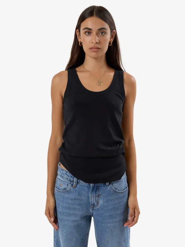 Fundamental U Tank - Washed Black sold by Thrills