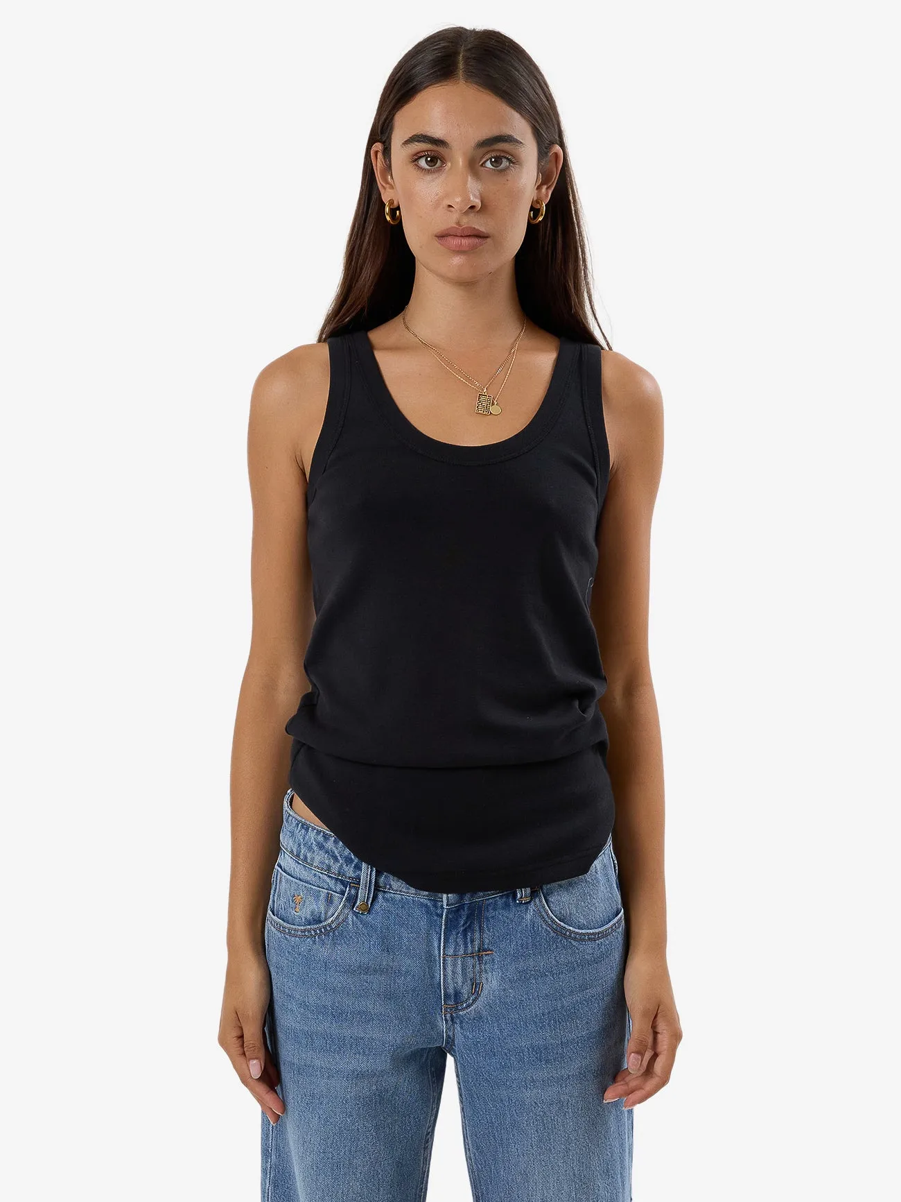 Fundamental U Tank - Washed Black sold by Thrills