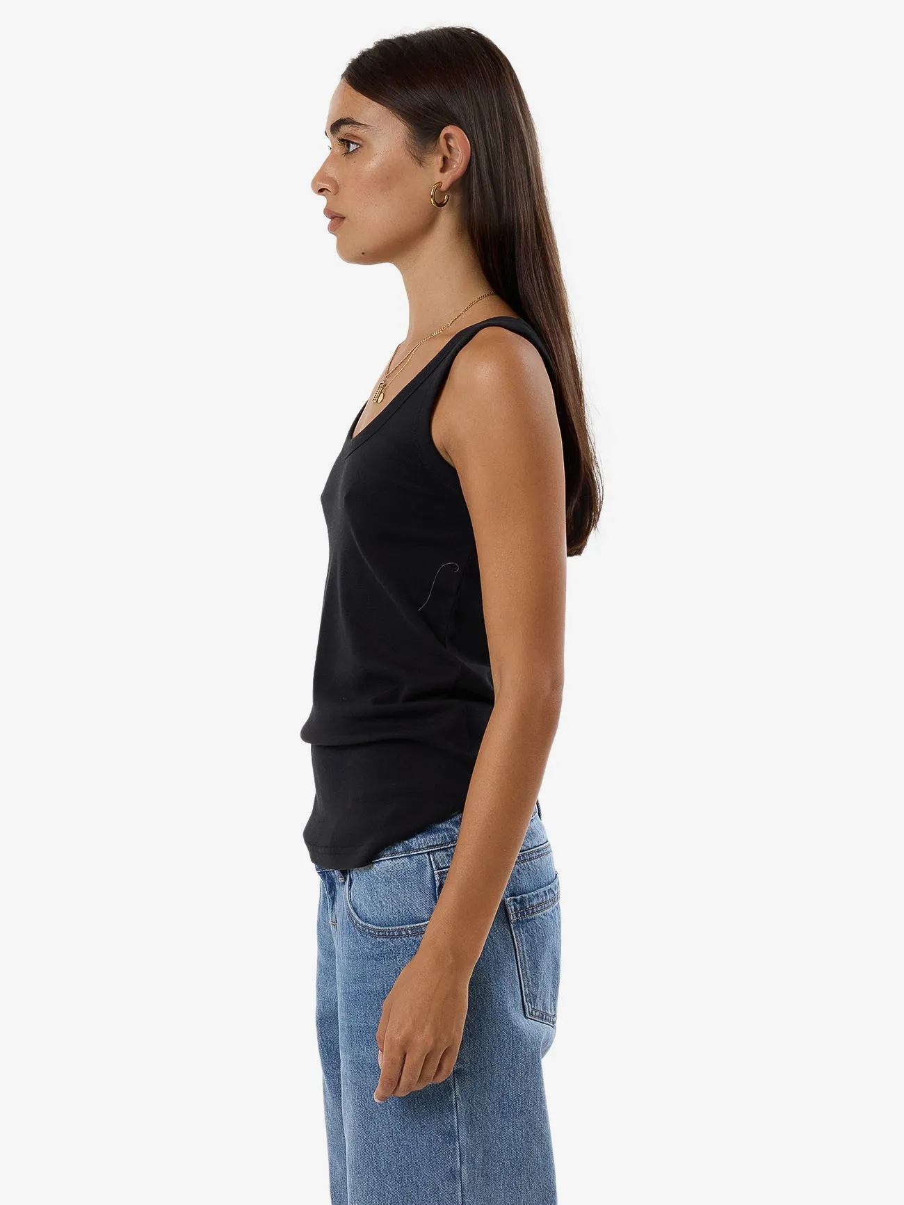 Fundamental U Tank - Washed Black sold by Thrills product image thumbnail 3