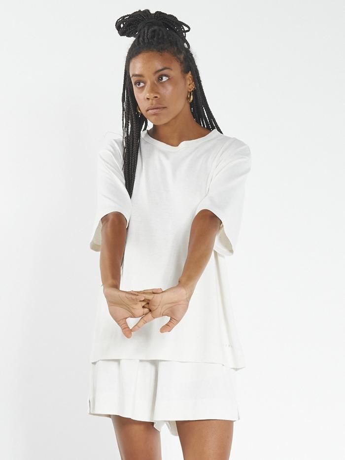 Hemp Merch Box Tee - Dirty White sold by Thrills product image thumbnail 4