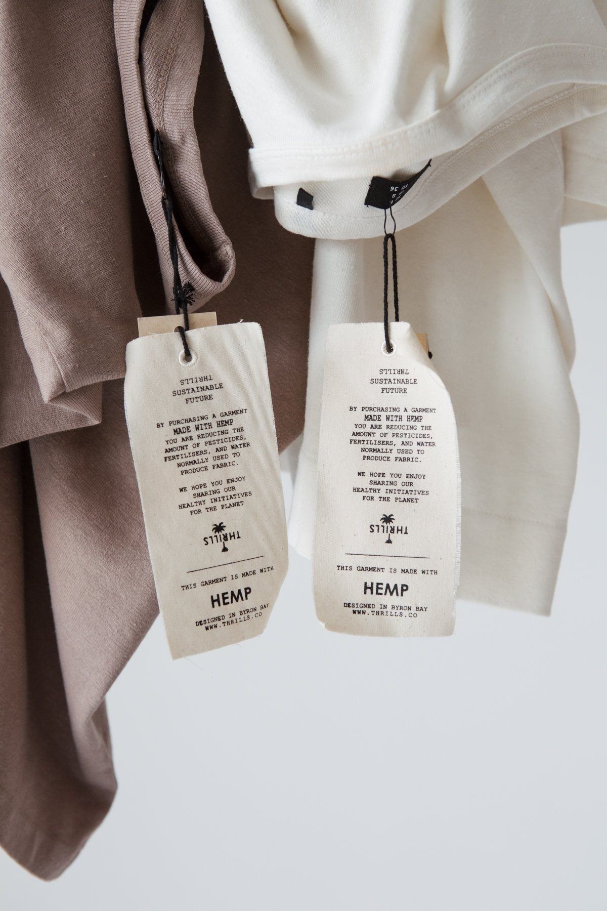 Hemp Merch Box Tee - Dirty White sold by Thrills product image thumbnail 6