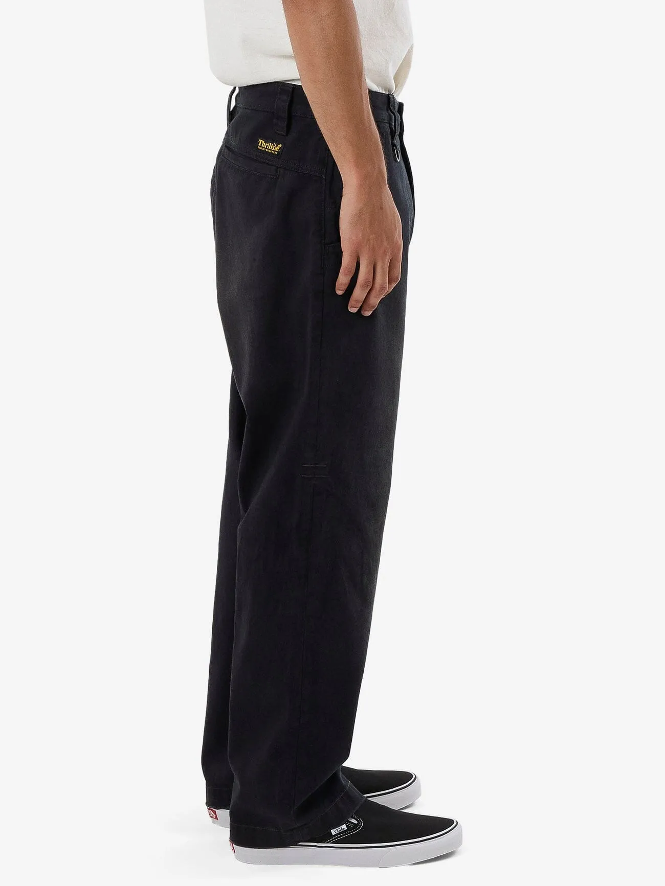 Thrills Union Slacker Work Pant - Washed Black sold by Thrills product image thumbnail 4