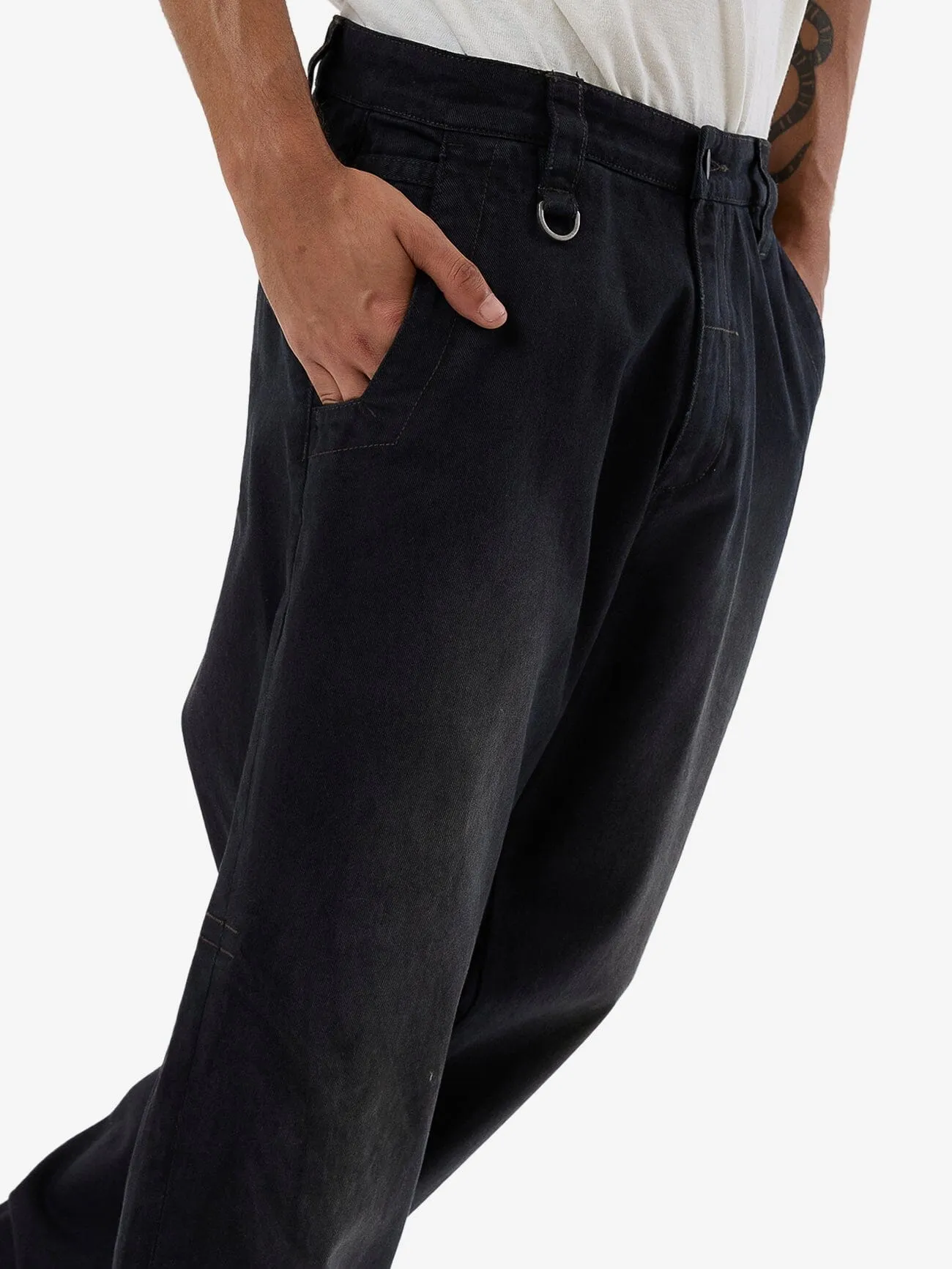 Thrills Union Slacker Work Pant - Washed Black sold by Thrills product image thumbnail 5